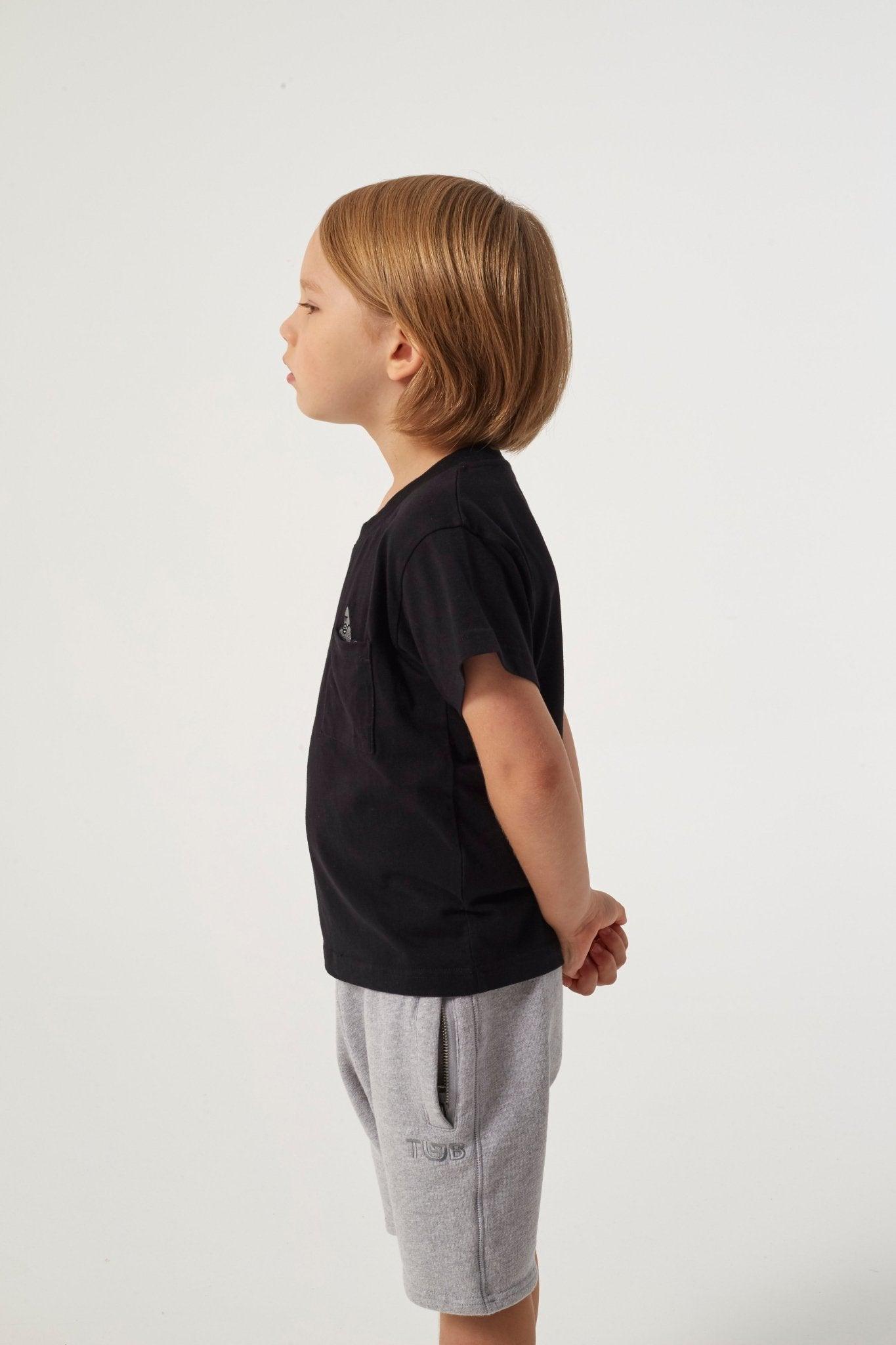 SILVERBACK POCKET T - BLACK - THAT GORILLA BRAND