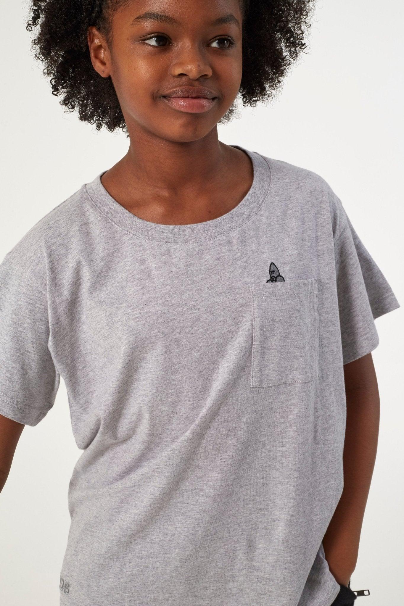 SILVERBACK POCKET T - GREY - THAT GORILLA BRAND