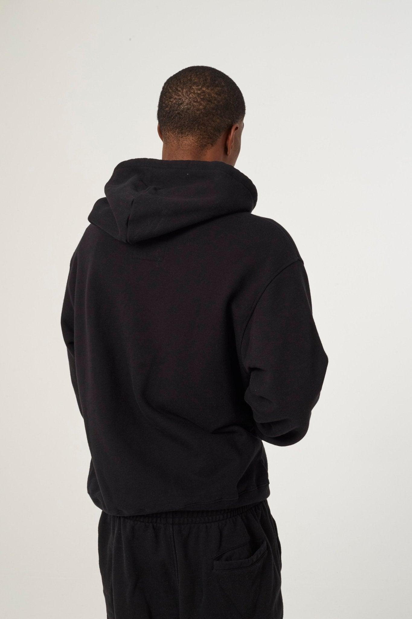 SILVERBACK TGB HOODY - BLACK - THAT GORILLA BRAND