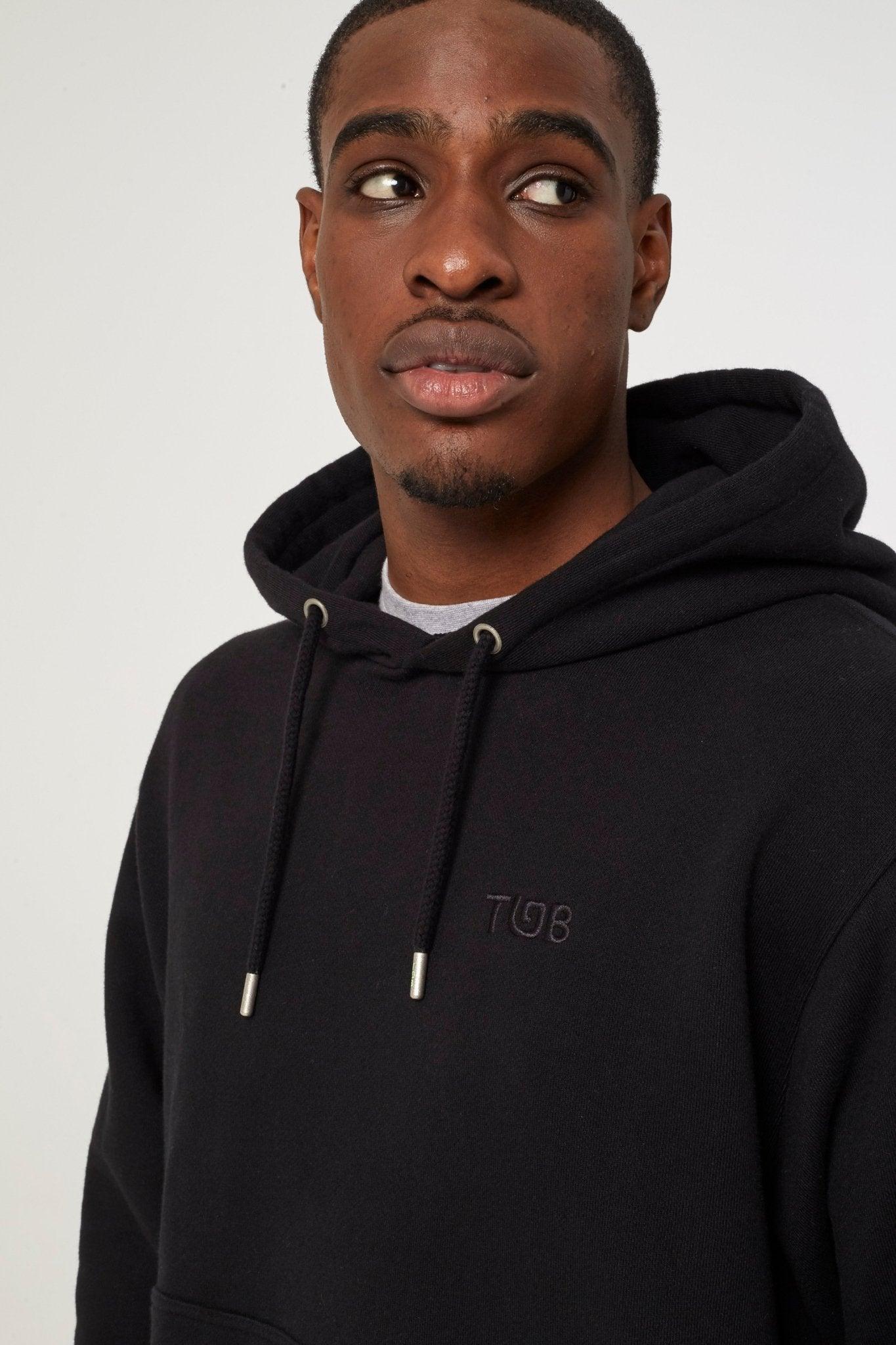 SILVERBACK TGB HOODY - BLACK - THAT GORILLA BRAND