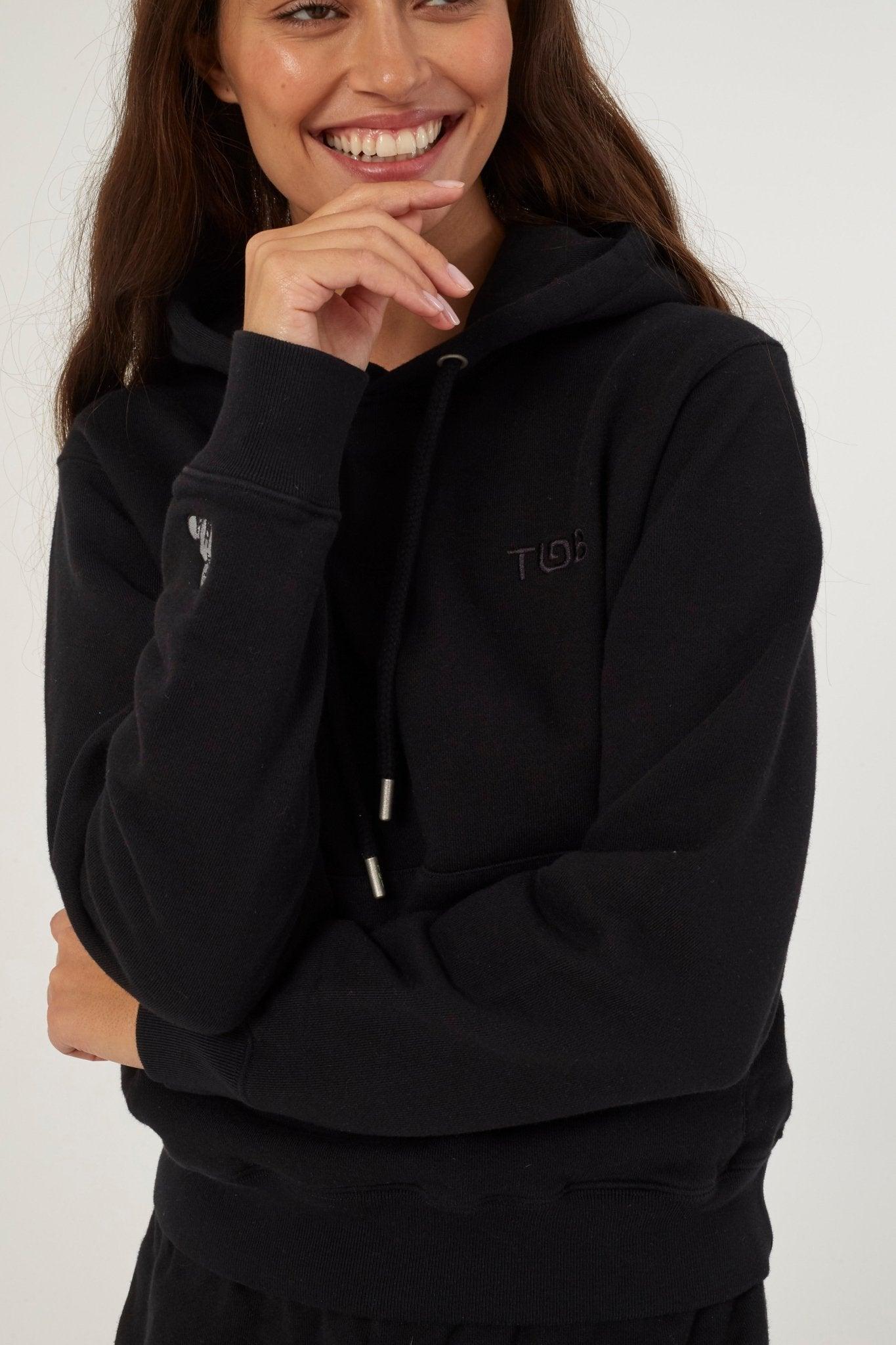 SILVERBACK TGB HOODY - BLACK - THAT GORILLA BRAND