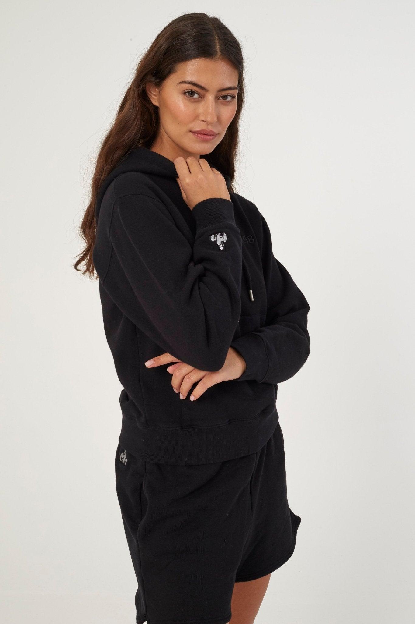 SILVERBACK TGB HOODY - BLACK - THAT GORILLA BRAND