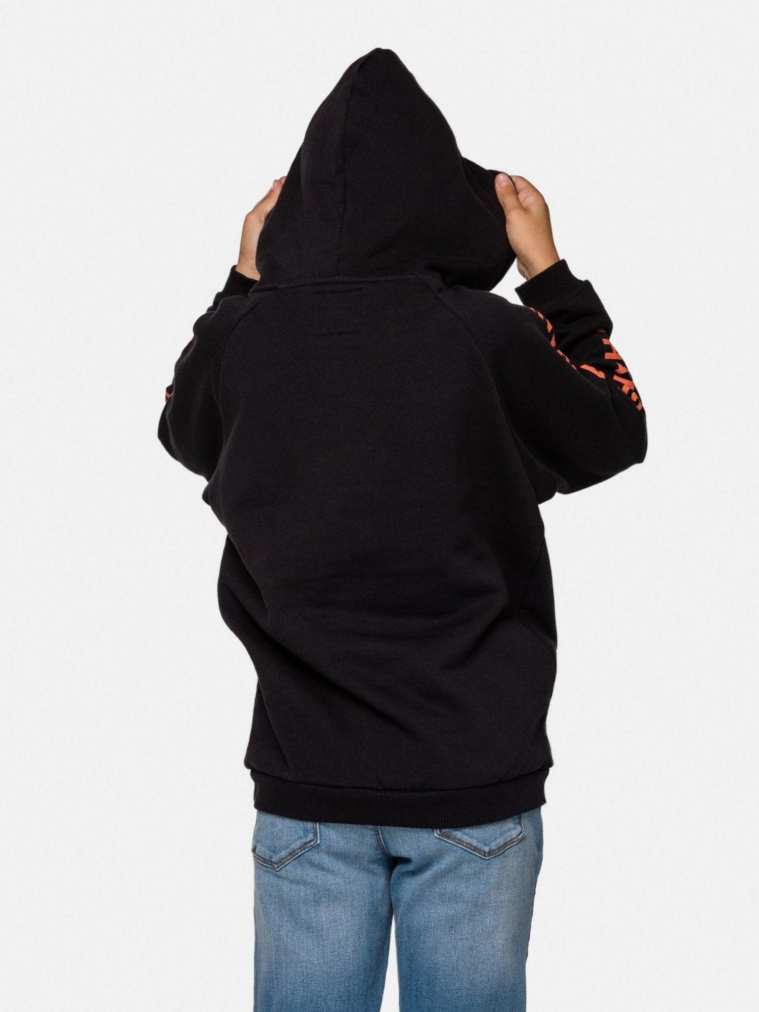VIRUNGA BLACK KIDS FACE HOODY (UNISEX) - THAT GORILLA BRAND