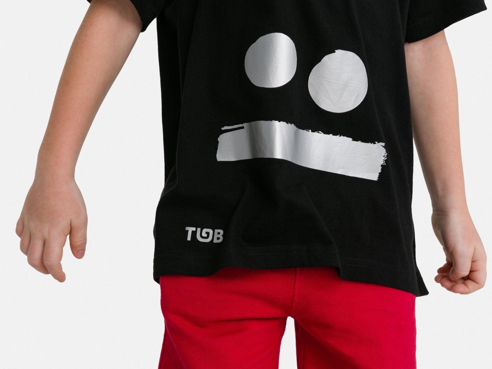 VIRUNGA BLACK TGB FACE T (UNISEX) - THAT GORILLA BRAND