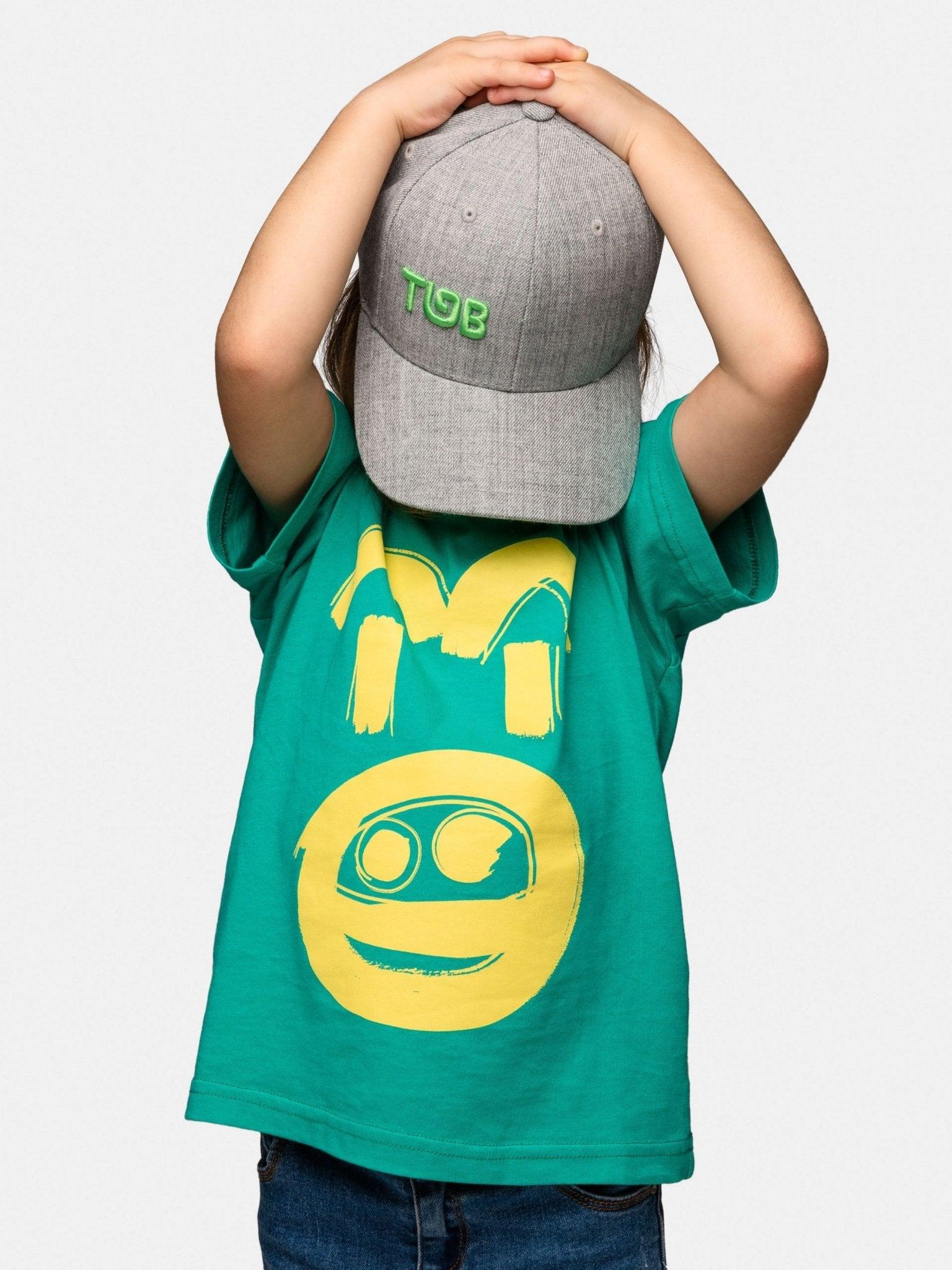VIRUNGA BRUSHSTROKE T (UNISEX) - GREEN - THAT GORILLA BRAND