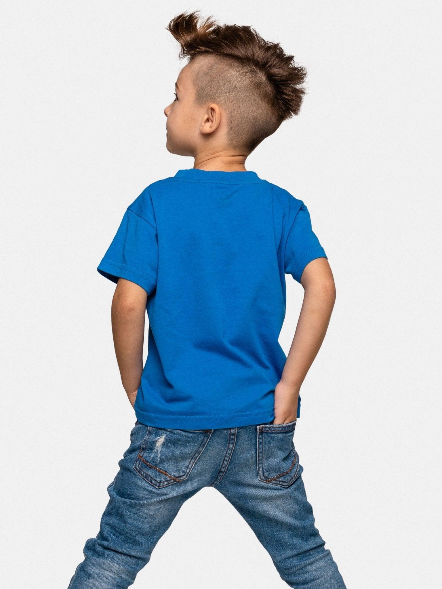 VIRUNGA GORILLA FACE T (UNISEX) - BLUE - THAT GORILLA BRAND