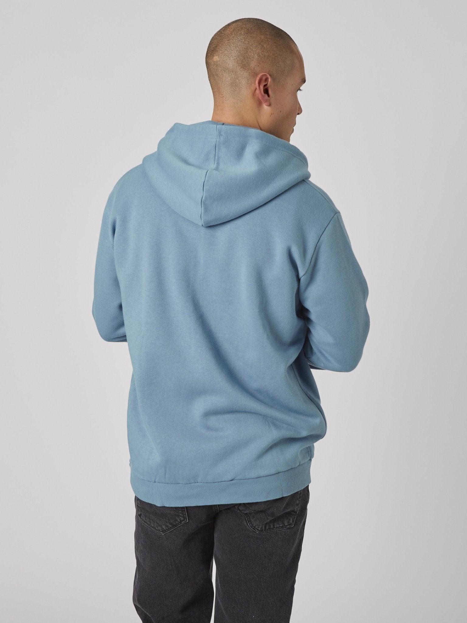 VIRUNGA GORILLA ZIP HOODY - BLUE - THAT GORILLA BRAND