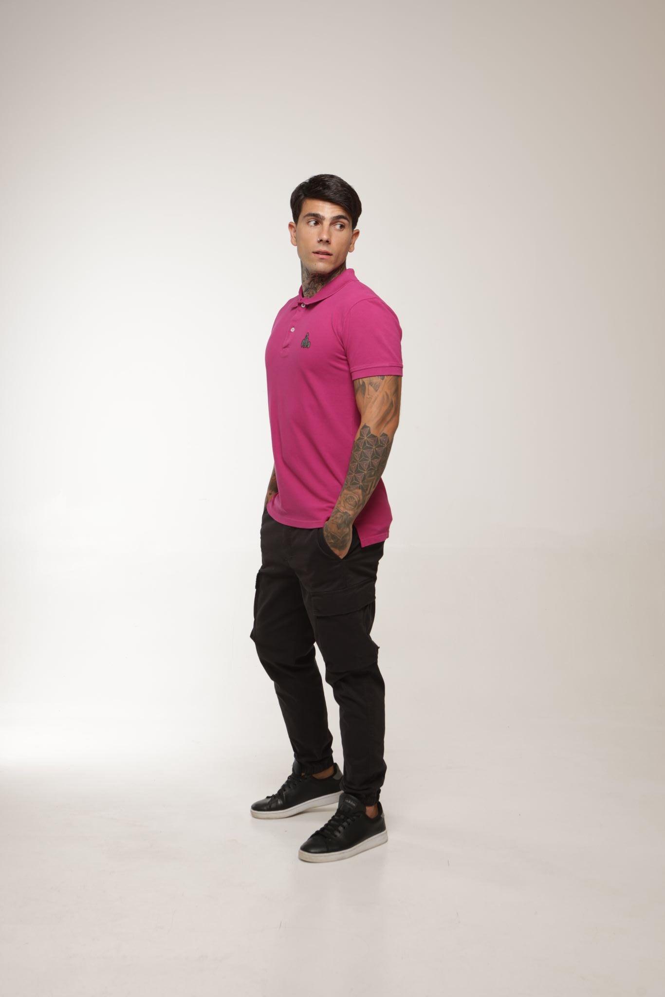VIRUNGA POLO - PINK - THAT GORILLA BRAND