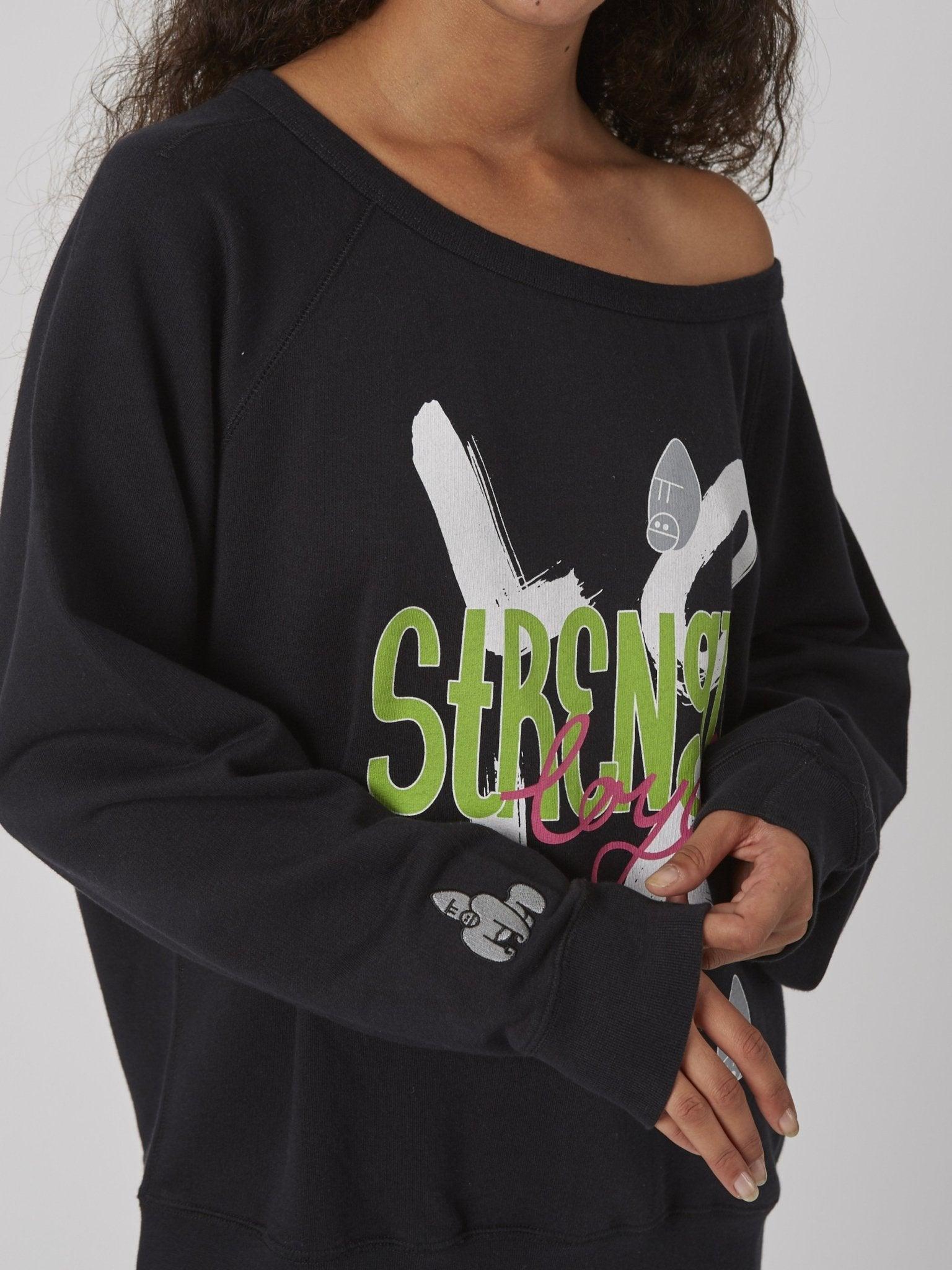 VIRUNGA WIDENECK VALUES SWEATSHIRT - BLACK - THAT GORILLA BRAND